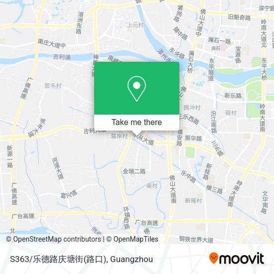 S363/乐德路庆塘街(路口) map