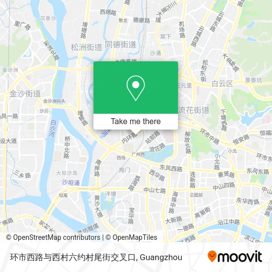 环市西路与西村六约村尾街交叉口 map