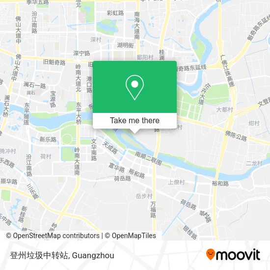 登州垃圾中转站 map