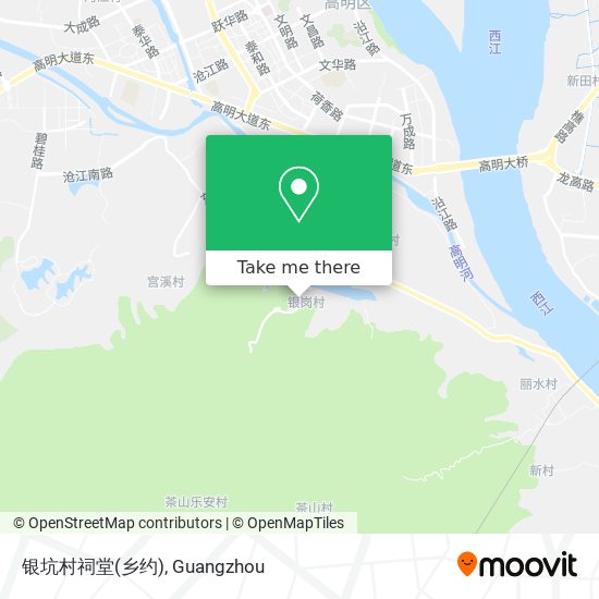 银坑村祠堂(乡约) map