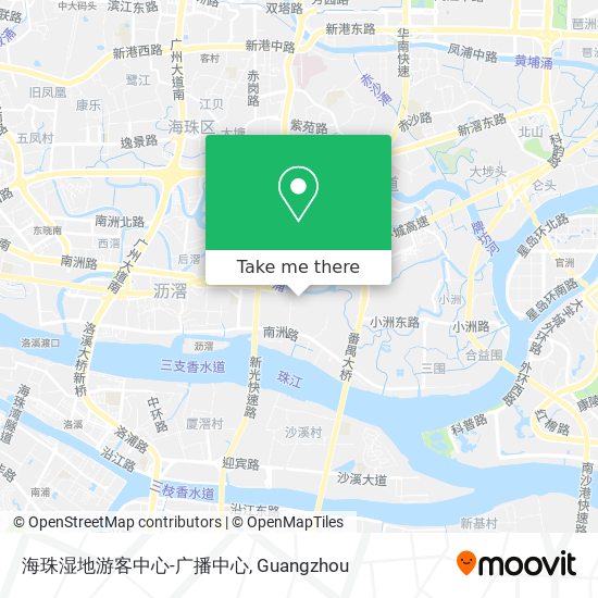 海珠湿地游客中心-广播中心 map