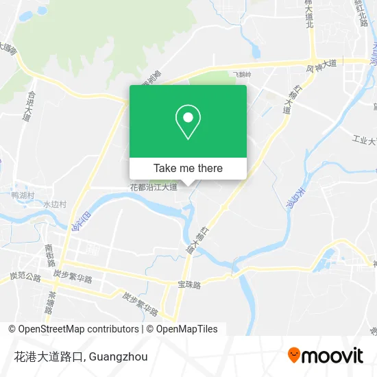花港大道路口 map