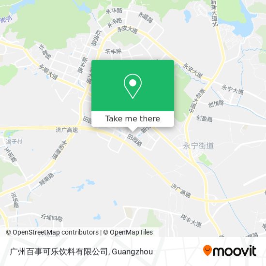 广州百事可乐饮料有限公司 map