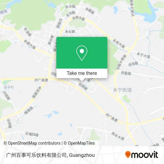 广州百事可乐饮料有限公司 map
