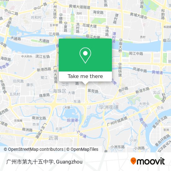 广州市第九十五中学 map