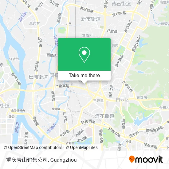 重庆青山销售公司 map