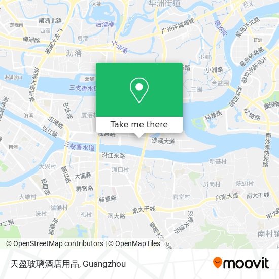 天盈玻璃酒店用品 map