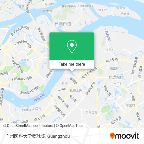 广州医科大学蓝球场 map