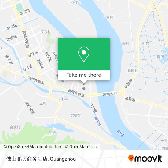 佛山鹏大商务酒店 map