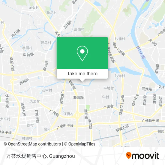 万荟玖珑销售中心 map