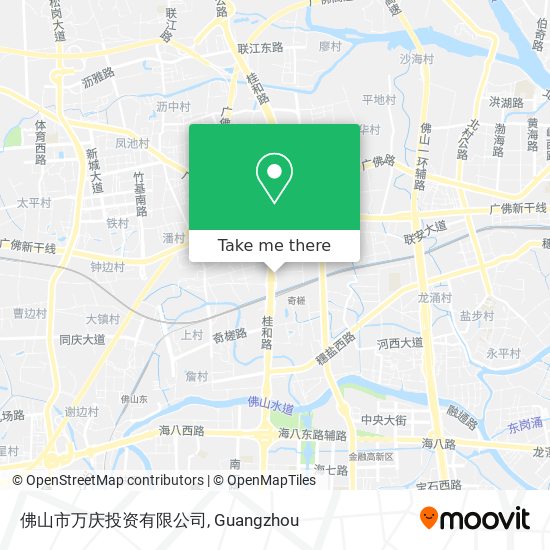 佛山市万庆投资有限公司 map