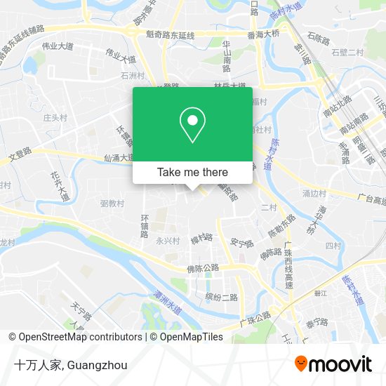 十万人家 map