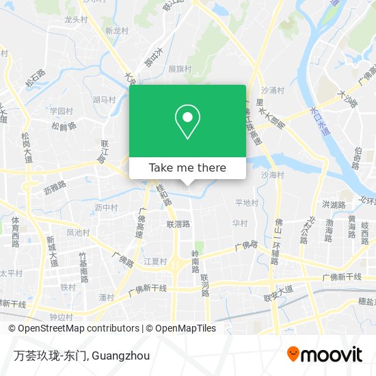 万荟玖珑-东门 map