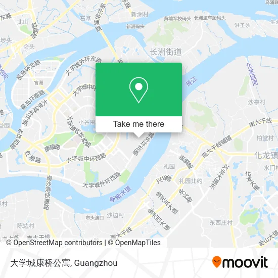 大学城康桥公寓 map