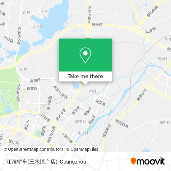 江淮轿车(三水恒广店) map