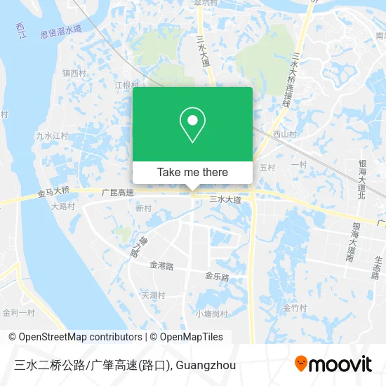三水二桥公路/广肇高速(路口) map