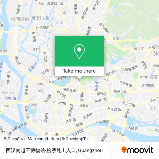 西汉南越王博物馆-检票处出入口 map