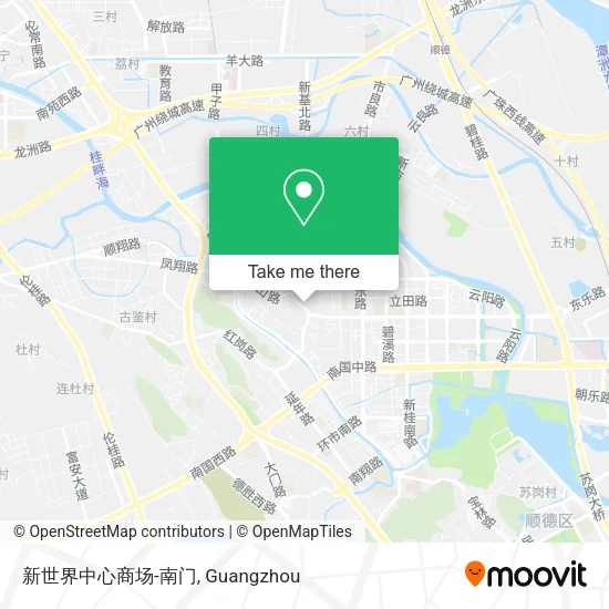 新世界中心商场-南门 map
