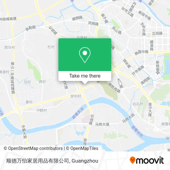 顺德万怡家居用品有限公司 map