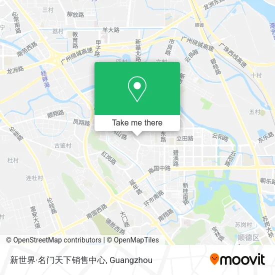 新世界·名门天下销售中心 map