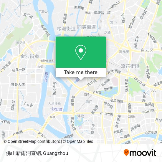 佛山新雨润直销 map