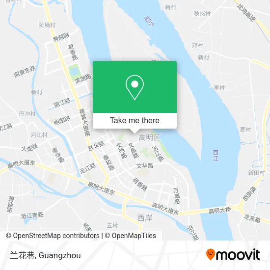 兰花巷 map