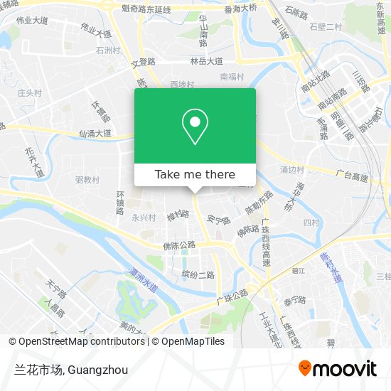 兰花市场 map