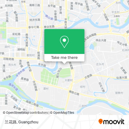 兰花路 map