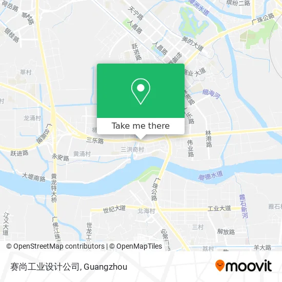 赛尚工业设计公司 map