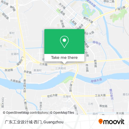 广东工业设计城-西门 map