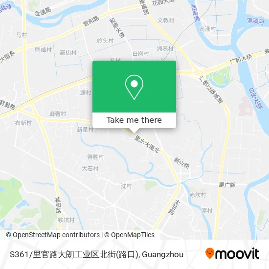 S361/里官路大朗工业区北街(路口) map