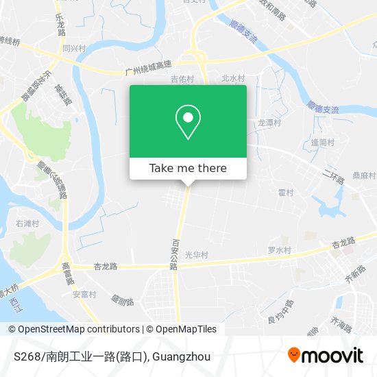 S268/南朗工业一路(路口) map