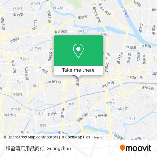 福盈酒店用品商行 map