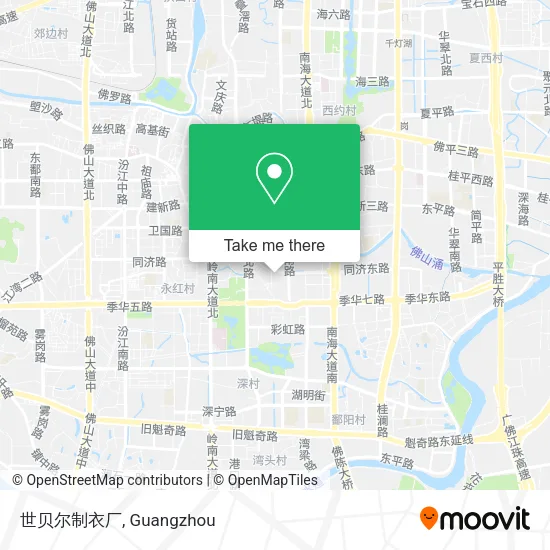 世贝尔制衣厂 map