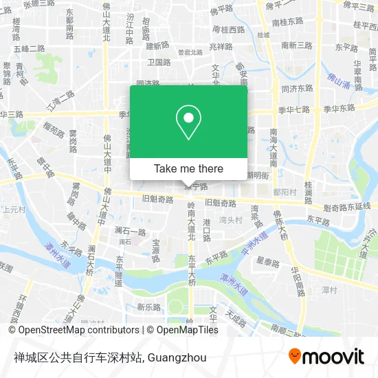 禅城区公共自行车深村站 map