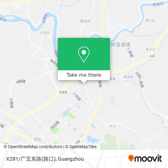 X281/广五东路(路口) map