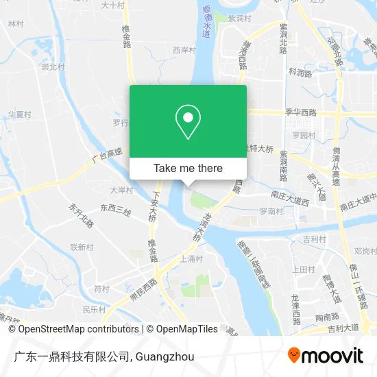 广东一鼎科技有限公司 map