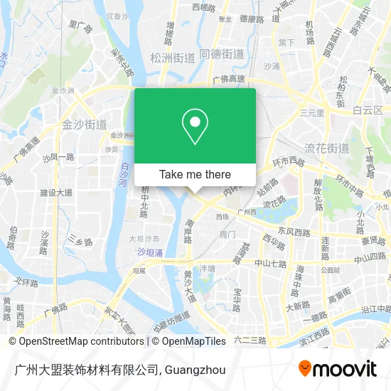 广州大盟装饰材料有限公司 map