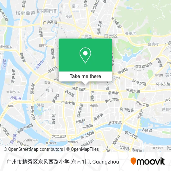 广州市越秀区东风西路小学-东南1门 map