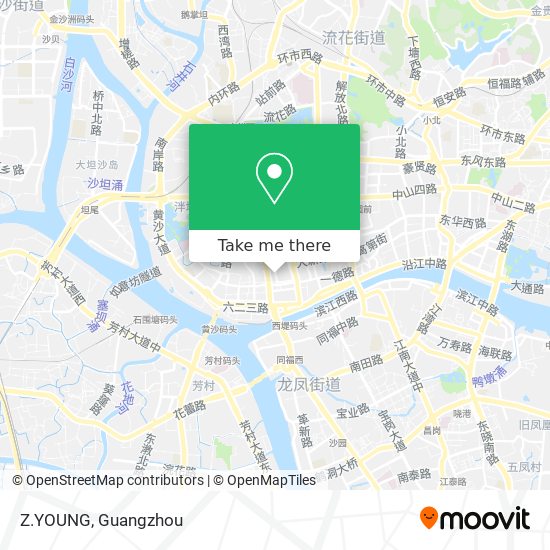 Z.YOUNG map
