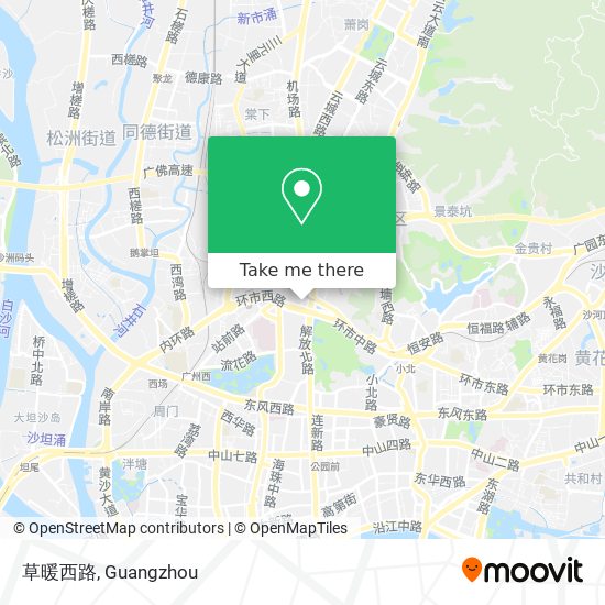 草暖西路 map