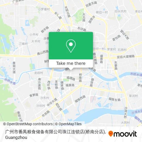 广州市番禺粮食储备有限公司珠江连锁店(桥南分店) map