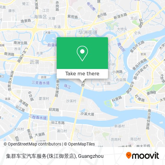 集群车宝汽车服务(珠江御景店) map