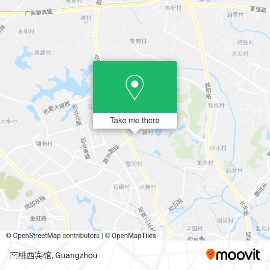 南桃西宾馆 map