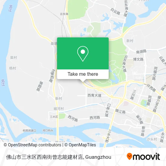 佛山市三水区西南街曾志能建材店 map