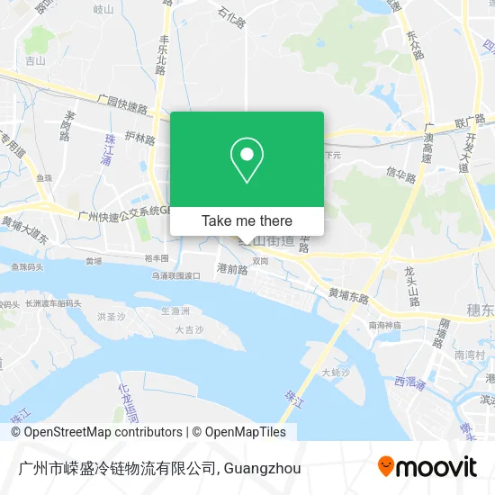 广州市嵘盛冷链物流有限公司 map