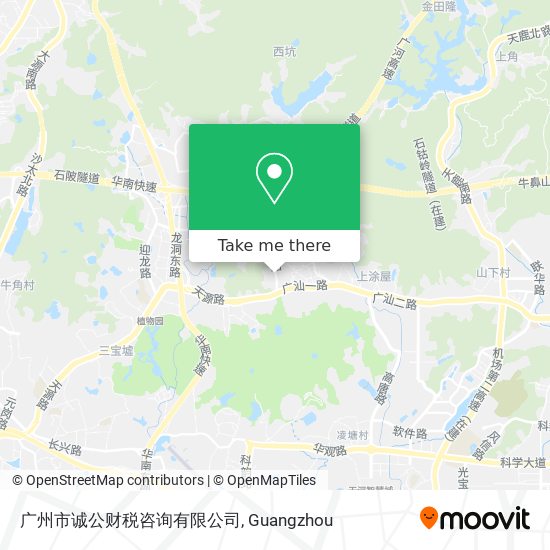 广州市诚公财税咨询有限公司 map