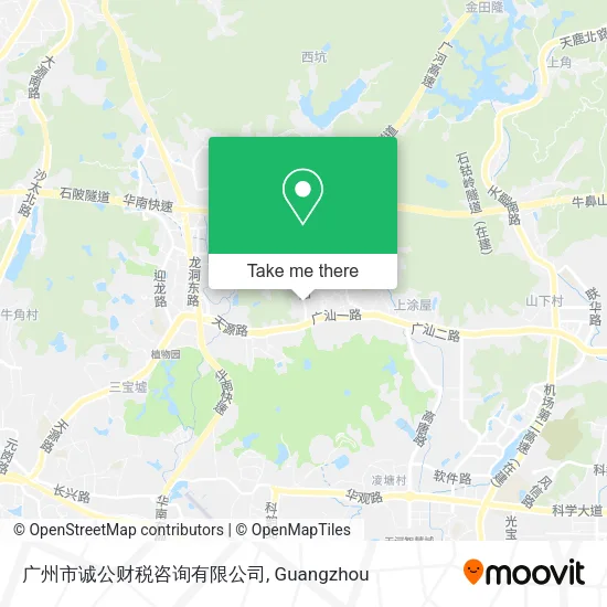 广州市诚公财税咨询有限公司 map