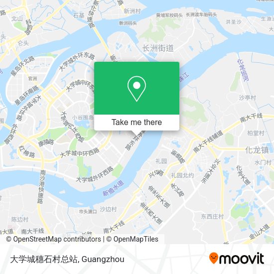 大学城穗石村总站 map