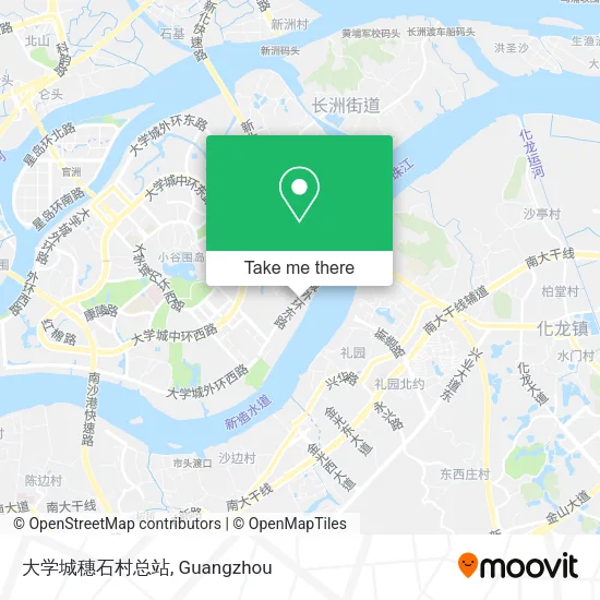 大学城穗石村总站 map